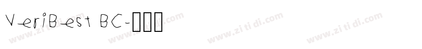 VeriBest BC字体转换